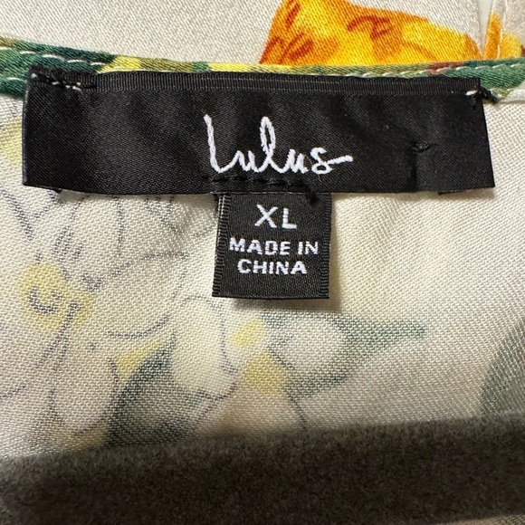 Lulus Ala Tart Lemon Print Wrap Dress - Picture 10 of 11